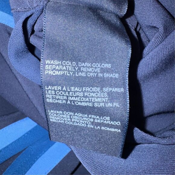 Tommy Hilfiger Women's Side Stripe Drawstring Blue V-Neck Jumpsuit Size 8 - Picture 11 of 16